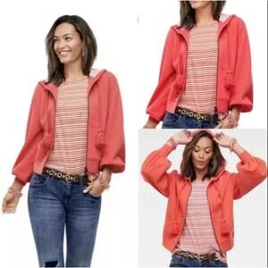 Cabi Deluxe Hoodie Small full zip Pom Pom 5657